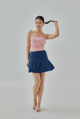 Ellie Ribbed Padded Tube Top